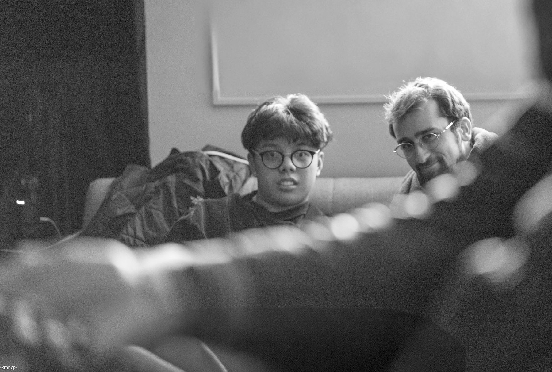 Tomer Rozen and Amiel Ang, watching from the back